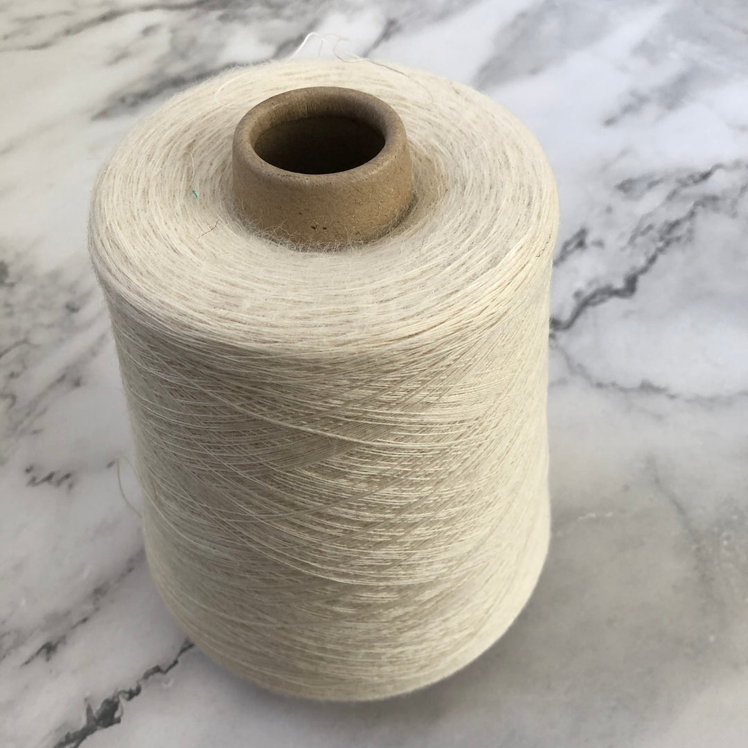 SPECIAL - Jamieson & Smith 1ply Shetland Supreme Lace Cone - White