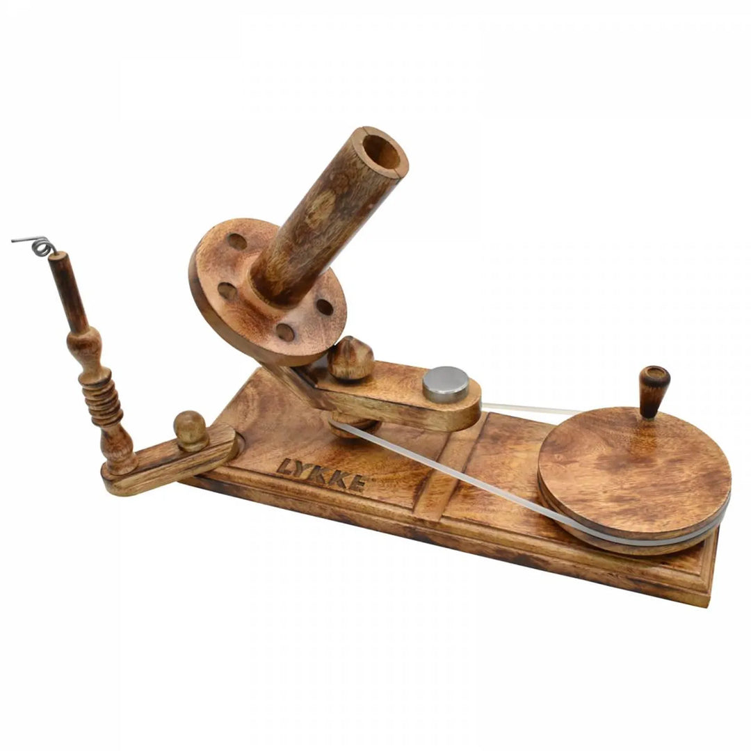 LYKKE Burnt Mango Wood Ball Winder