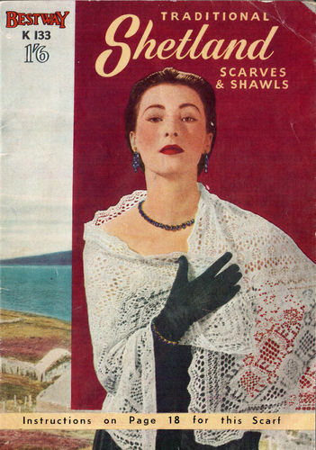 Traditional Shetland Scarves and Shawls