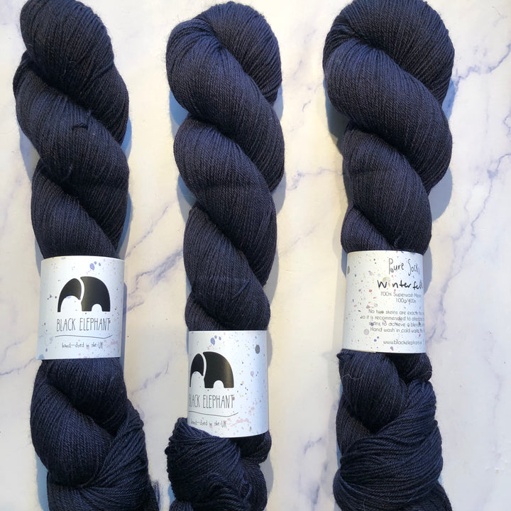 Black Elephant Pure Merino Sock