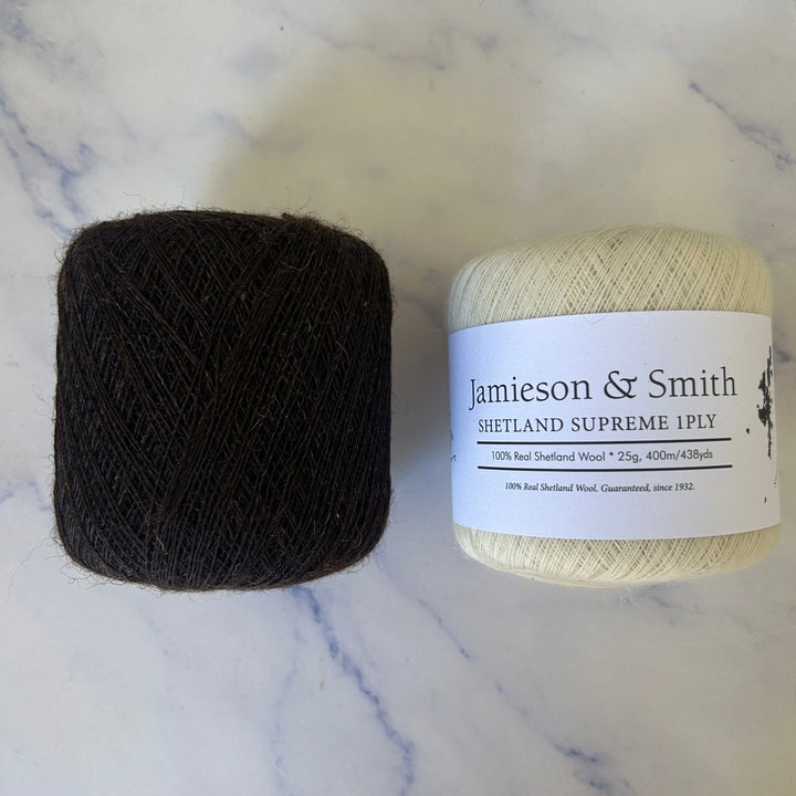 Jamieson and Smith 1 Ply Shetland Supreme Lace Donuts