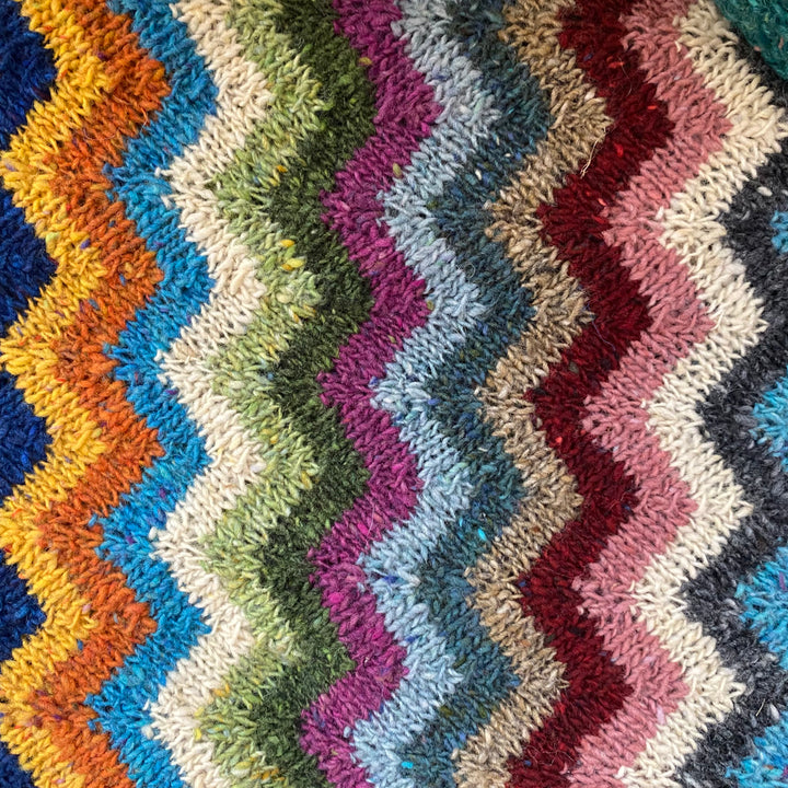 Zig Zag Blanket Kit - Knit