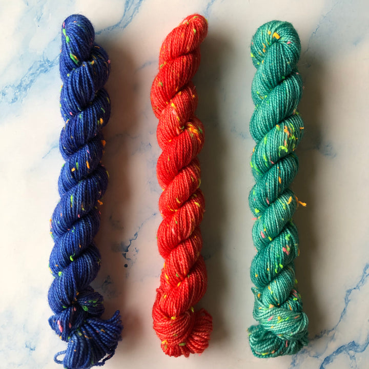 Circus Tonic Shindig Donegal Tweed  Fingering Minis