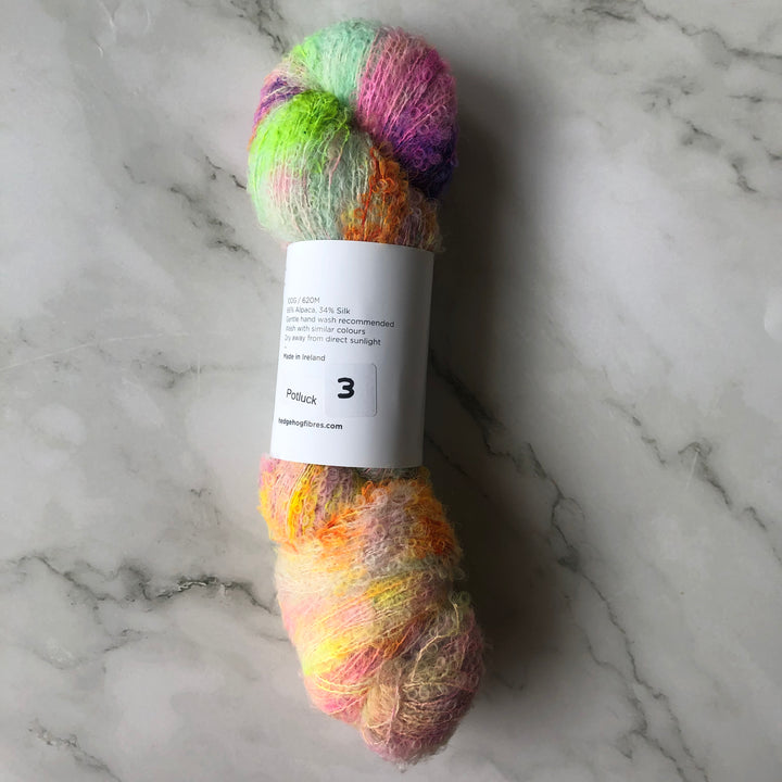 Hedgehog Fibres Alpaca Boucle Potlucks