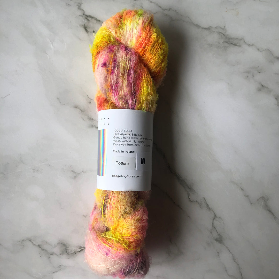 Hedgehog Fibres Alpaca Boucle Potlucks