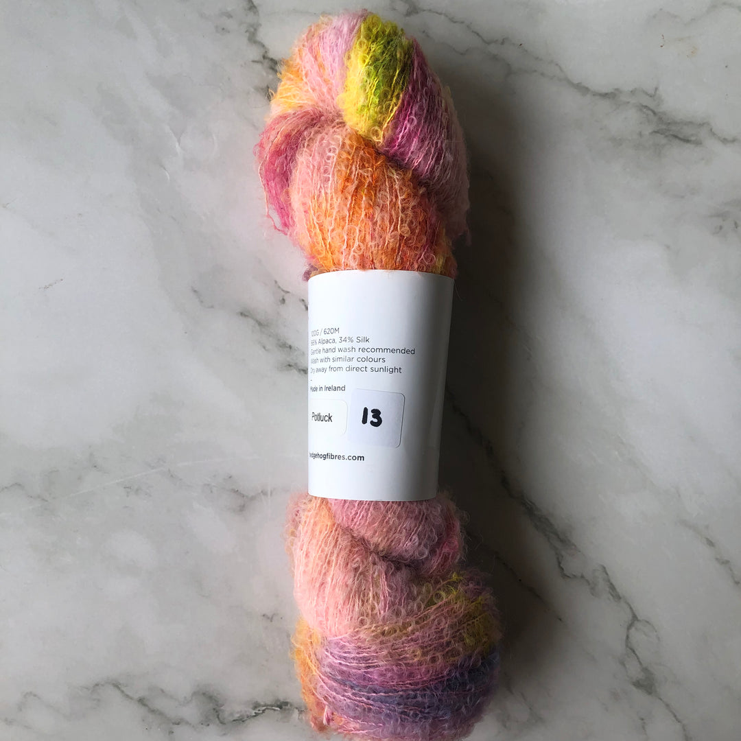 Hedgehog Fibres Alpaca Boucle Potlucks