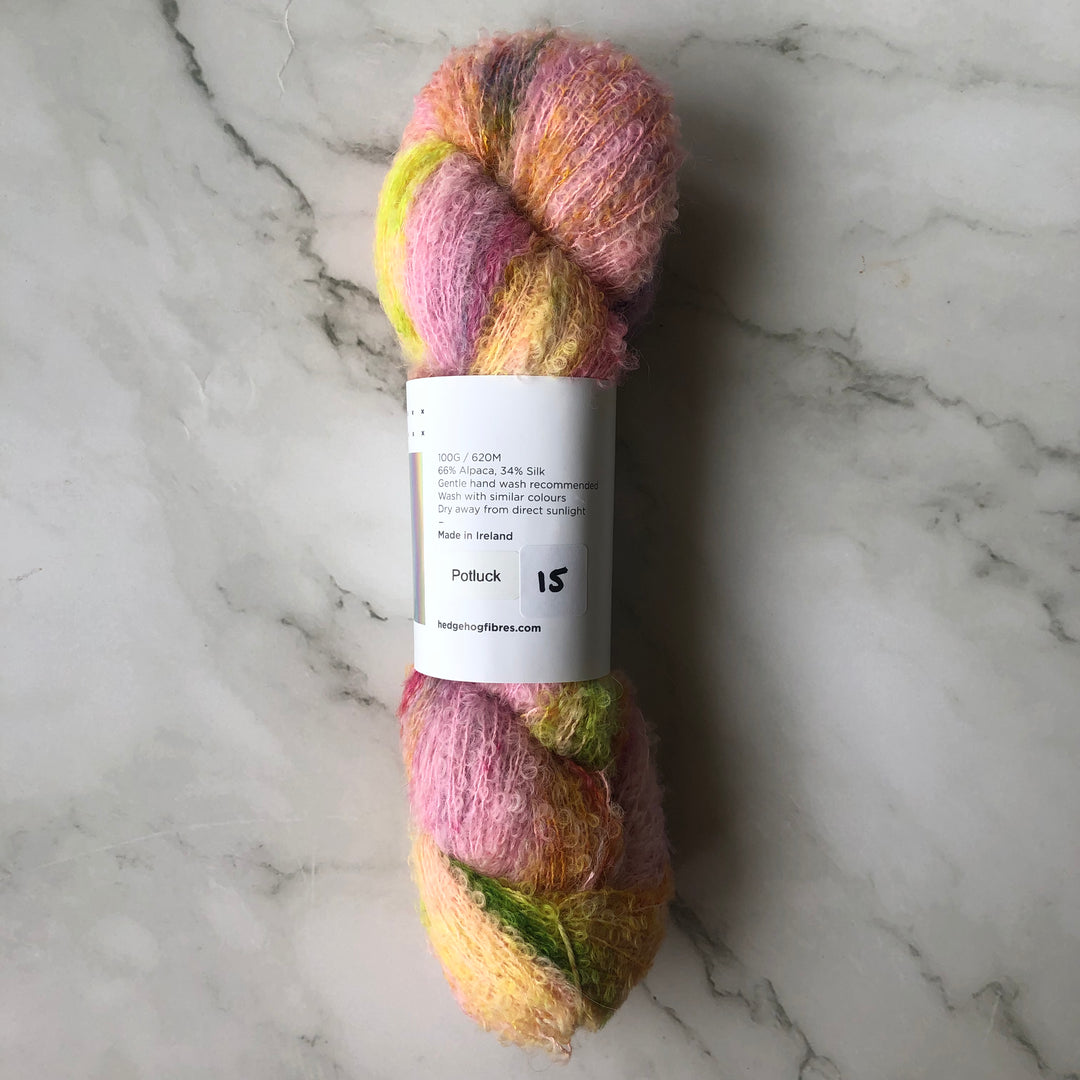 Hedgehog Fibres Alpaca Boucle Potlucks