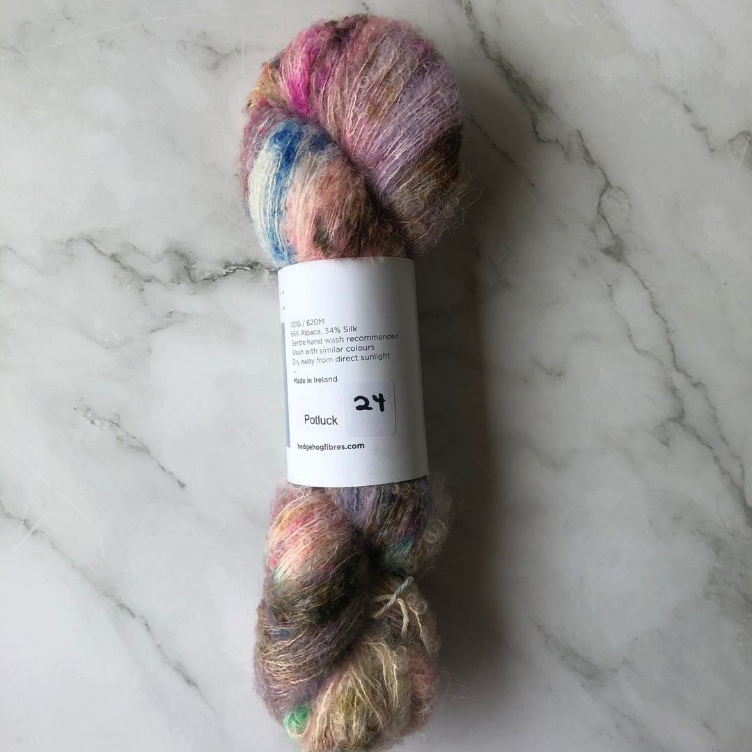 Hedgehog Fibres Alpaca Boucle Potlucks