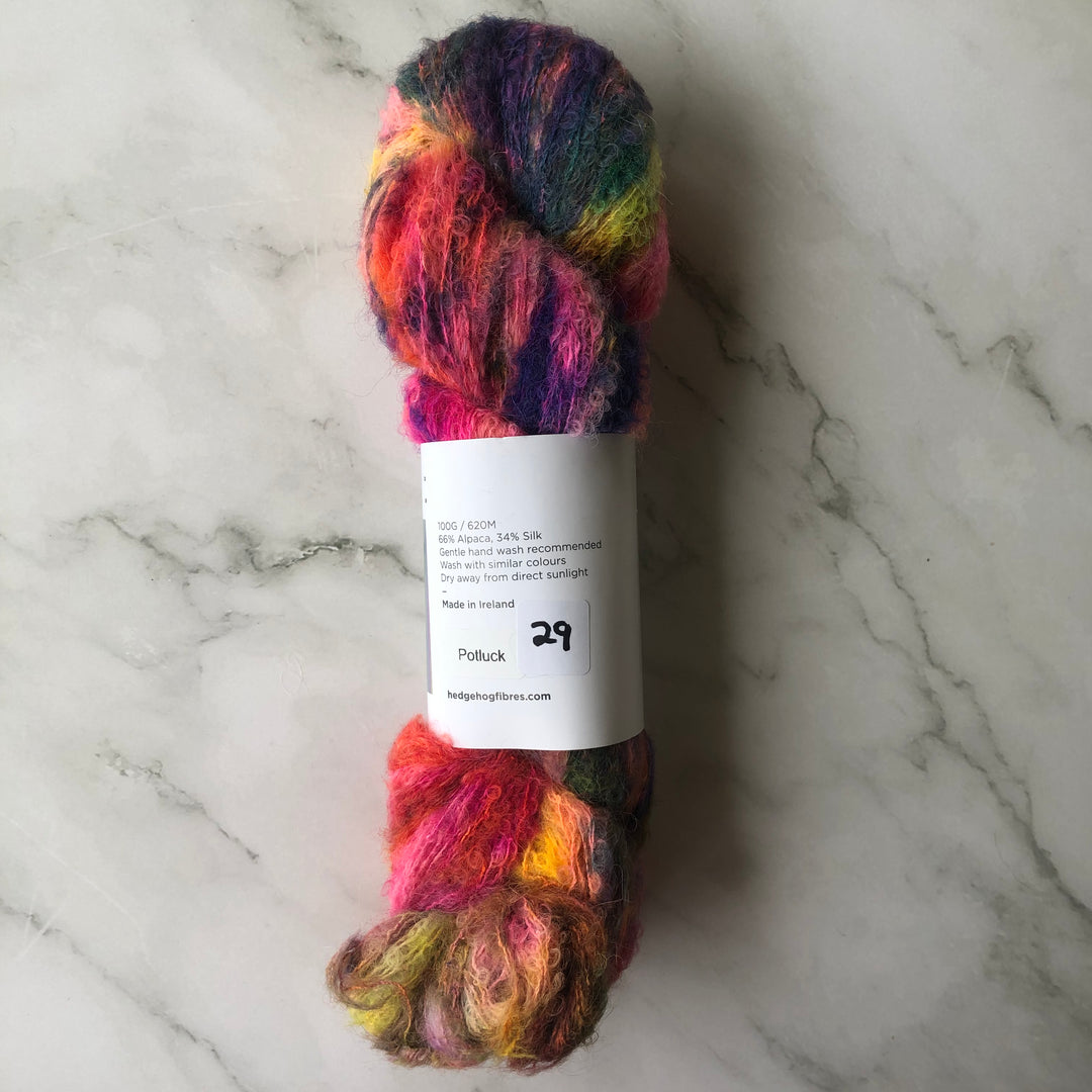 Hedgehog Fibres Alpaca Boucle Potlucks