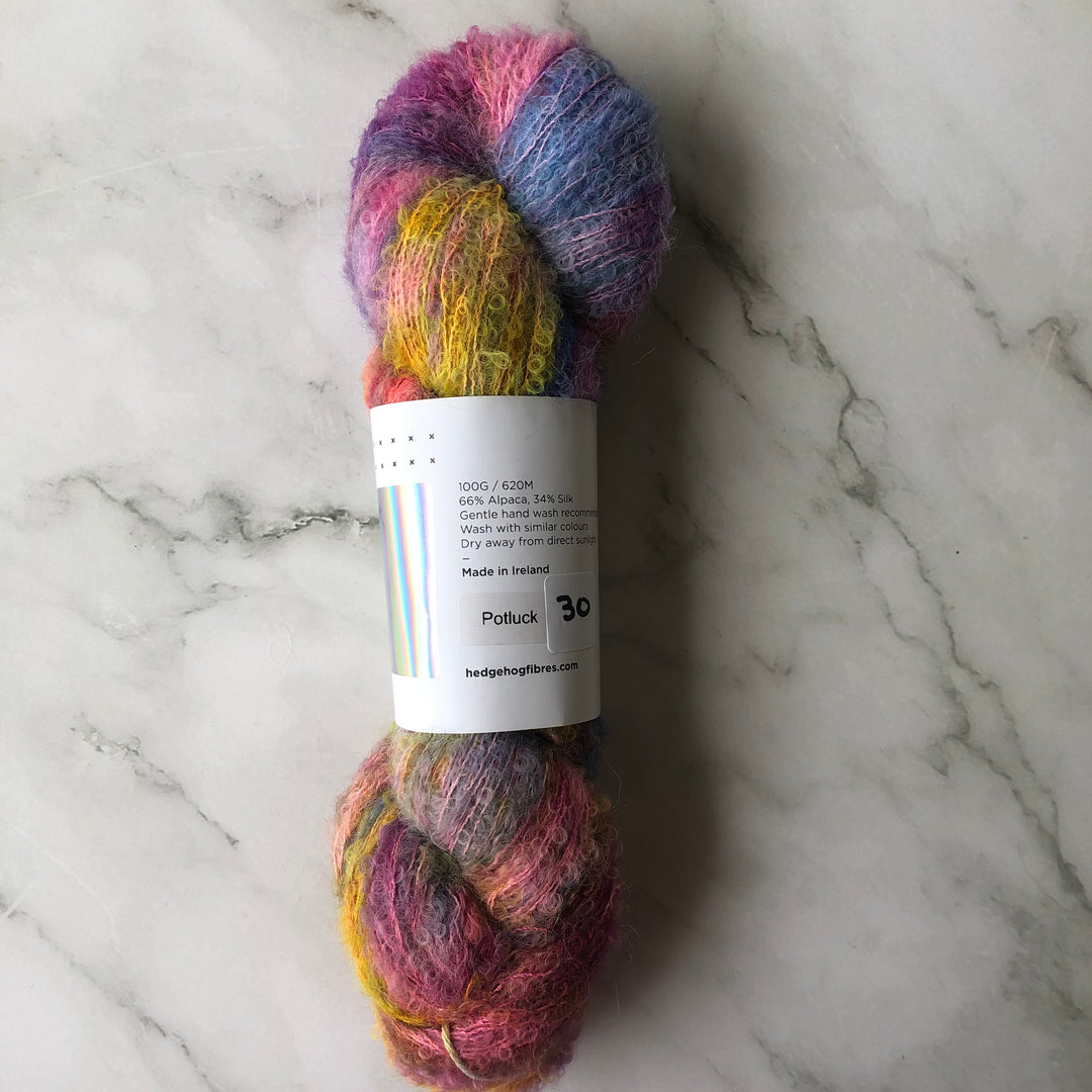 Hedgehog Fibres Alpaca Boucle Potlucks