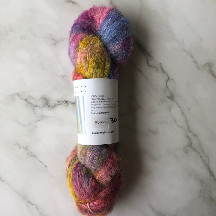Hedgehog Fibres Alpaca Boucle Potlucks
