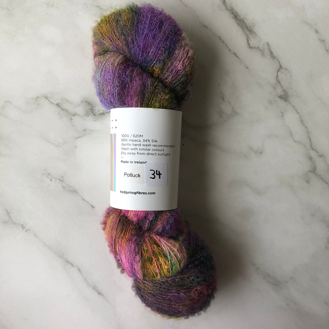 Hedgehog Fibres Alpaca Boucle Potlucks