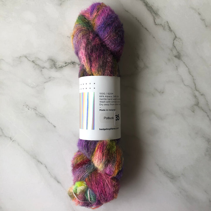 Hedgehog Fibres Alpaca Boucle Potlucks