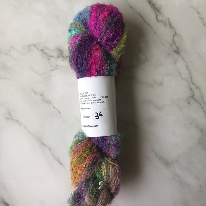 Hedgehog Fibres Alpaca Boucle Potlucks