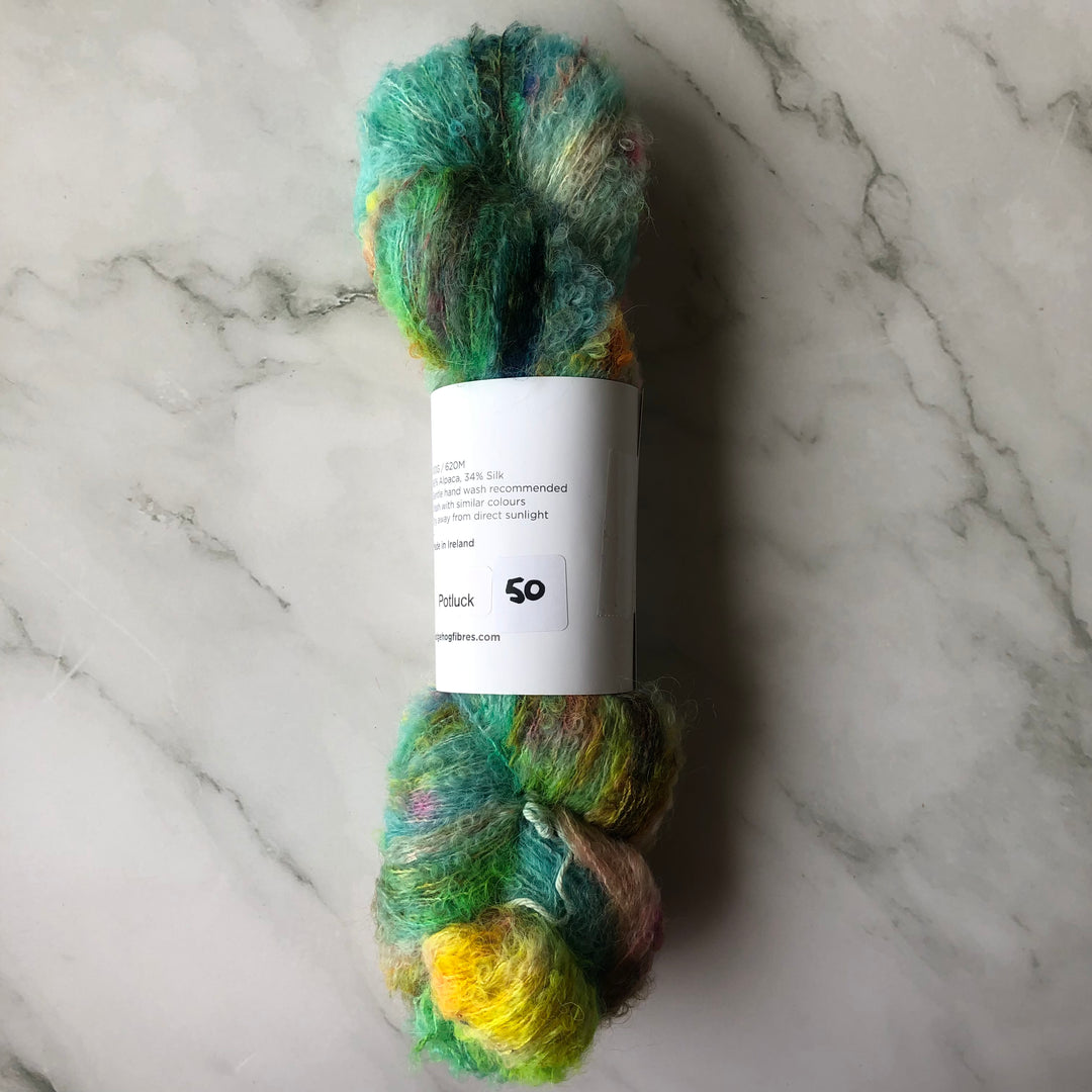Hedgehog Fibres Alpaca Boucle Potlucks