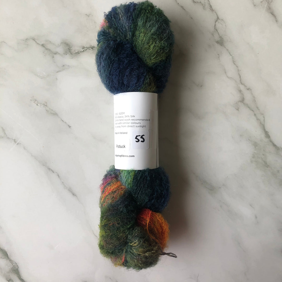 Hedgehog Fibres Alpaca Boucle Potlucks