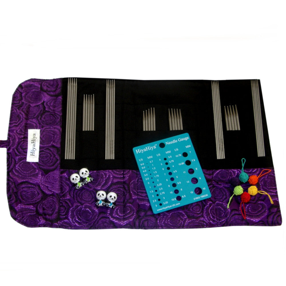 HiyaHiya Sharp Combined Double Pointed Needle Set