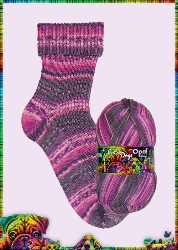 Opal 4ply Sock Yarn Patterned