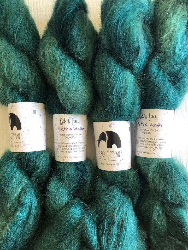 Black Elephant Kid Mohair