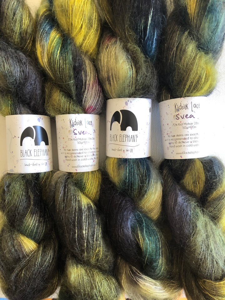 Black Elephant Kid Mohair