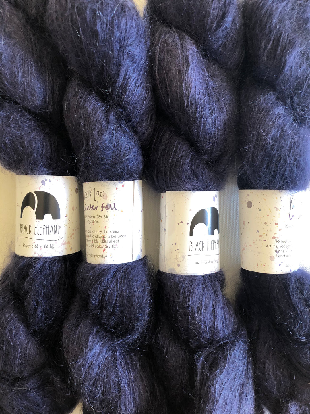 Black Elephant Kid Mohair