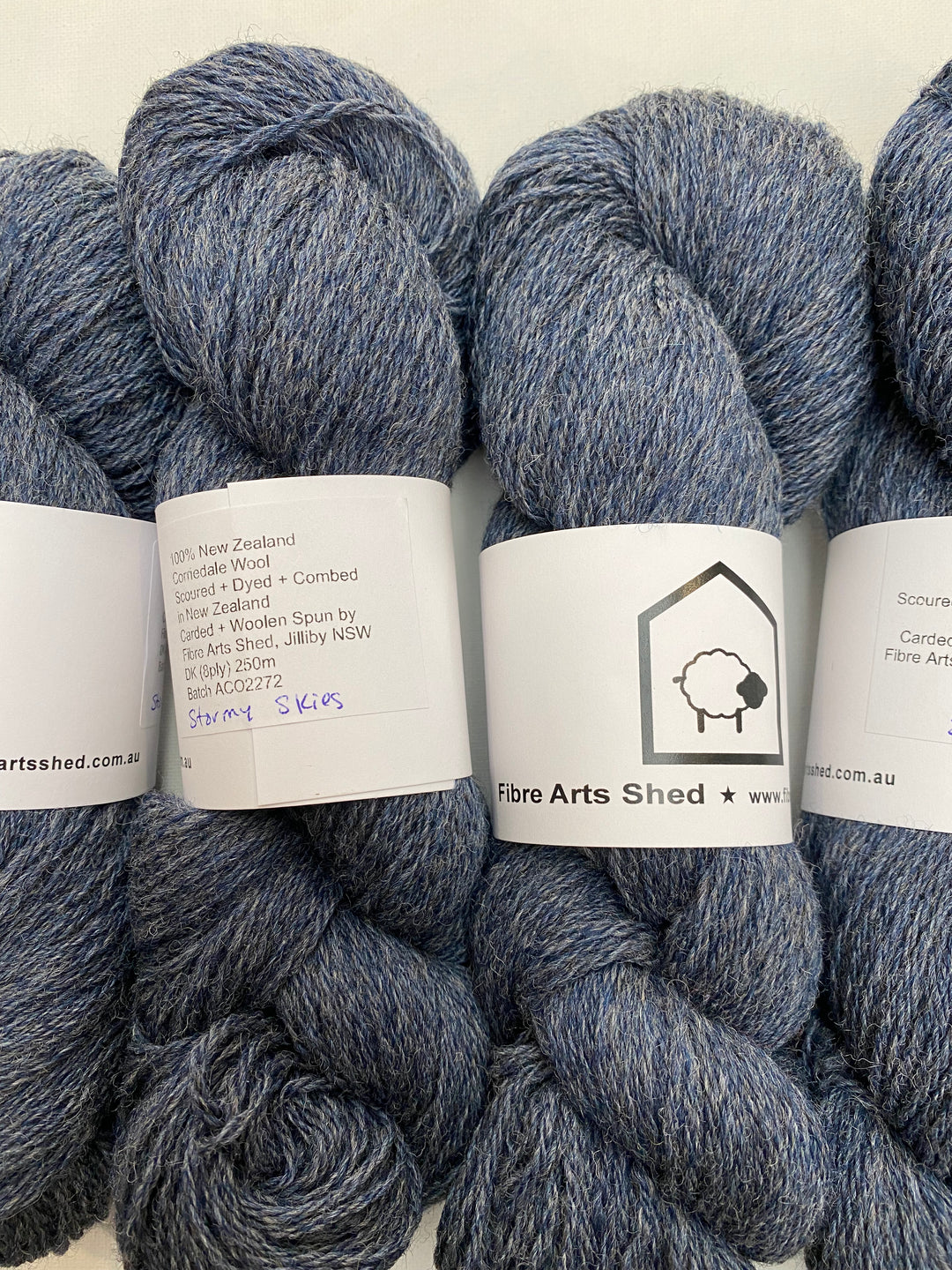 Fibre Arts Shed New Zealand Corriedale DK/8ply