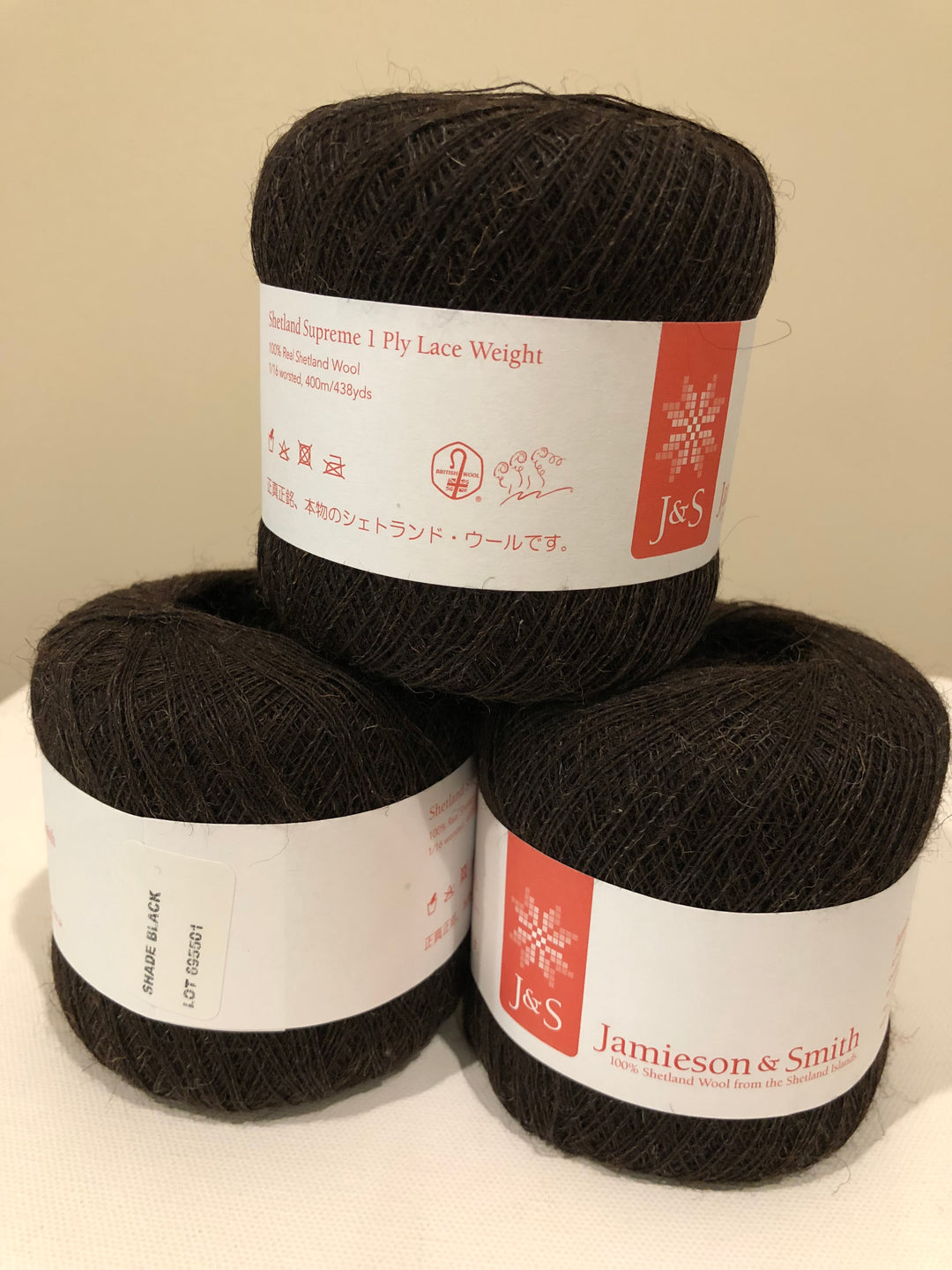 Jamieson and Smith 1 Ply Shetland Supreme Lace Donuts