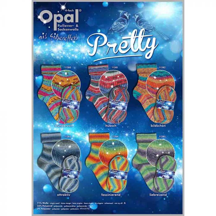 Opal Pretty Sparkle 4 ply Sock