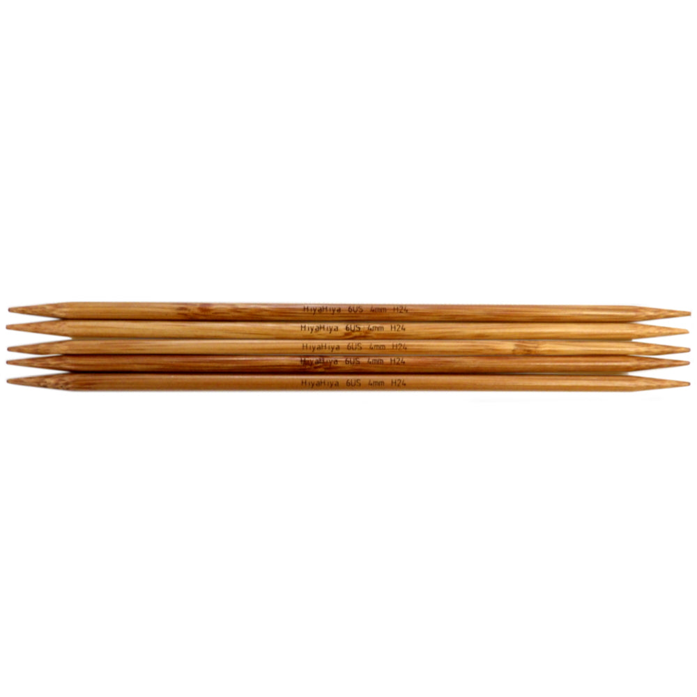 HiyaHiya Bamboo 8" Double Pointed Needles