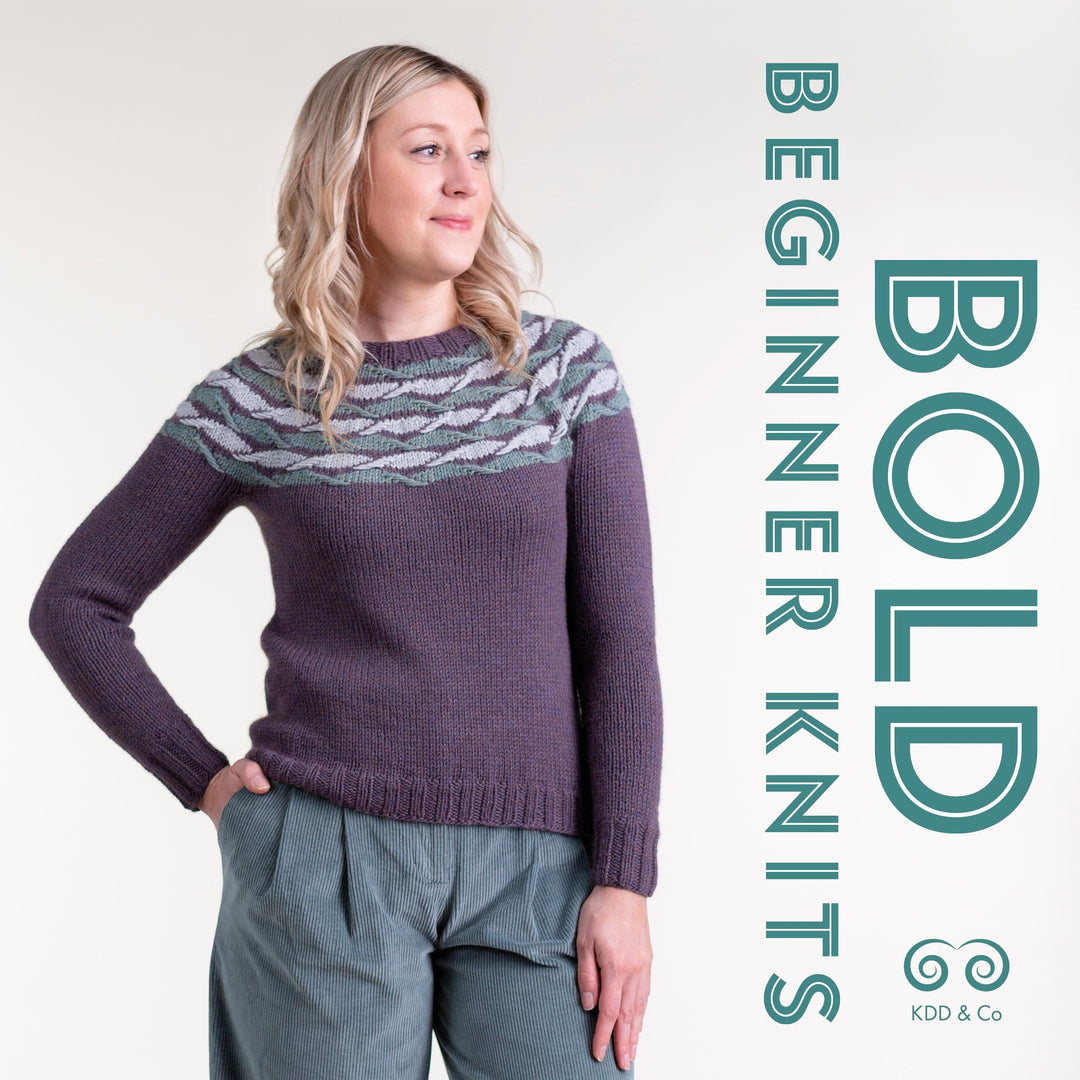 Bold Beginner Knits by Kate Davies Designs