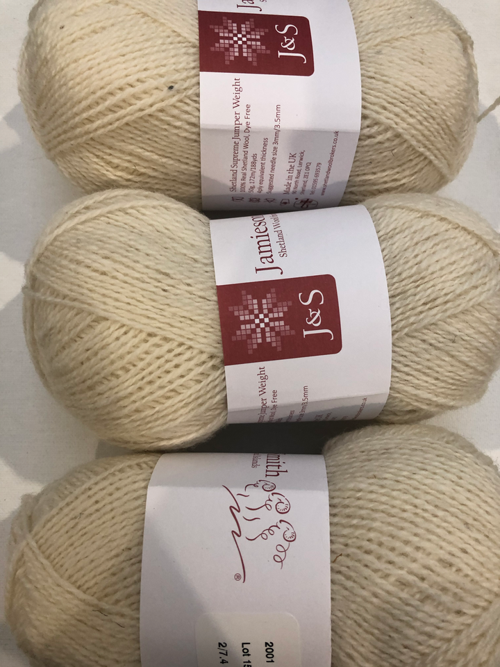 Jamieson and Smith Shetland Supreme 2 ply Jumper Weight